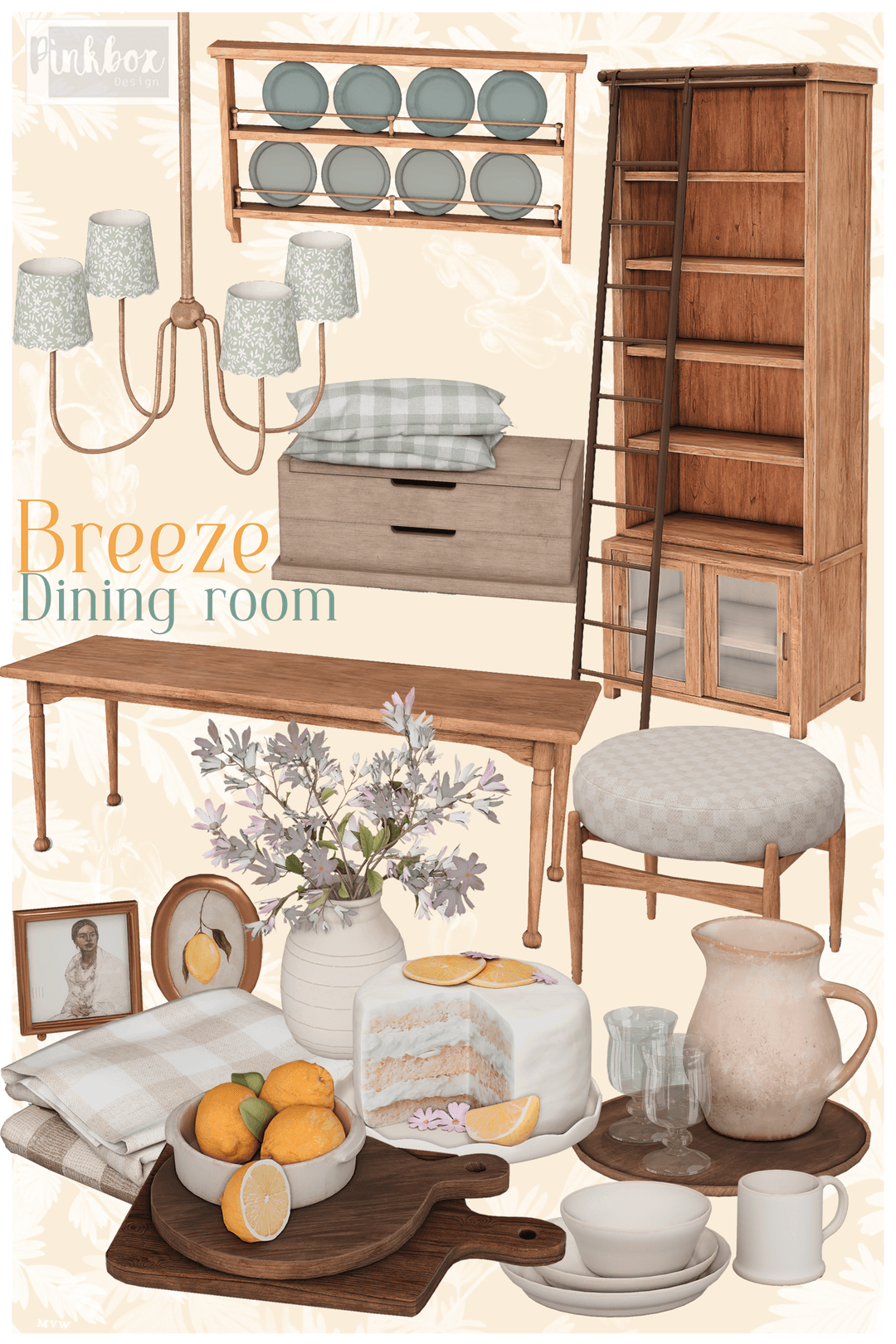 Скриншот мода Набор для столовой Breeze Dining